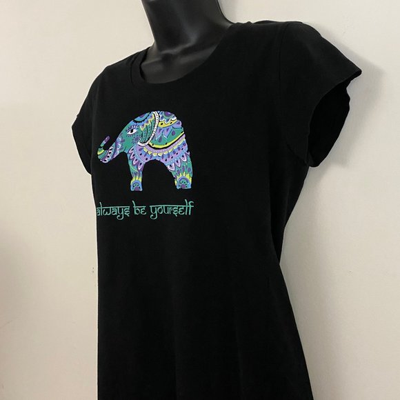 Freeset Graphic Elephant Tee Top M - Picture 3 of 8